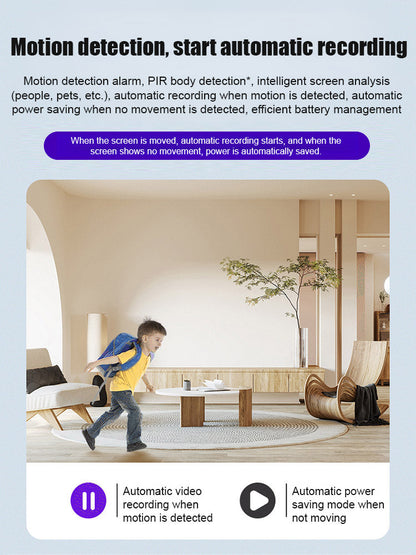 ✅🤖Ultra-clear wireless WiFi camera for discreet monitoring, monitor scene dynamics anytime, anywhere💫