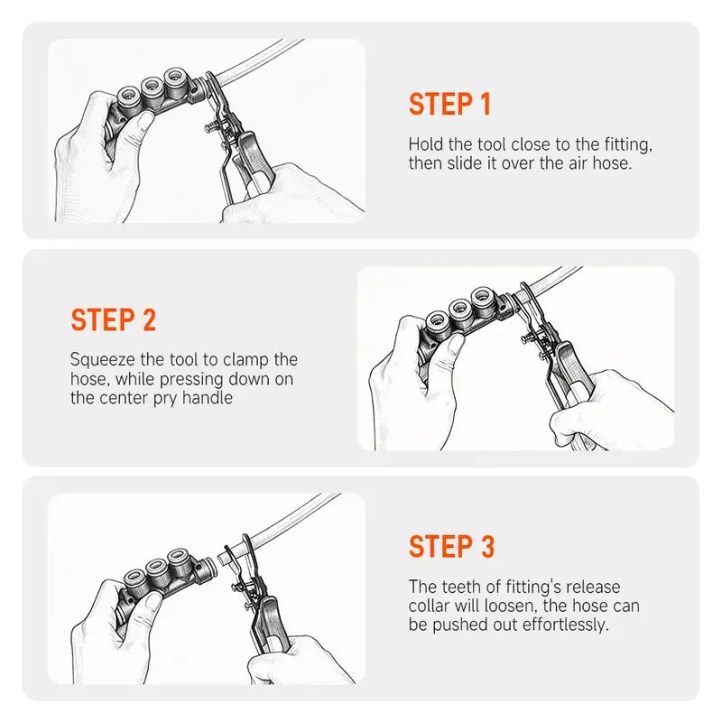Pneumatic Air Hose Quick Disconnect Pliers 🛠️
