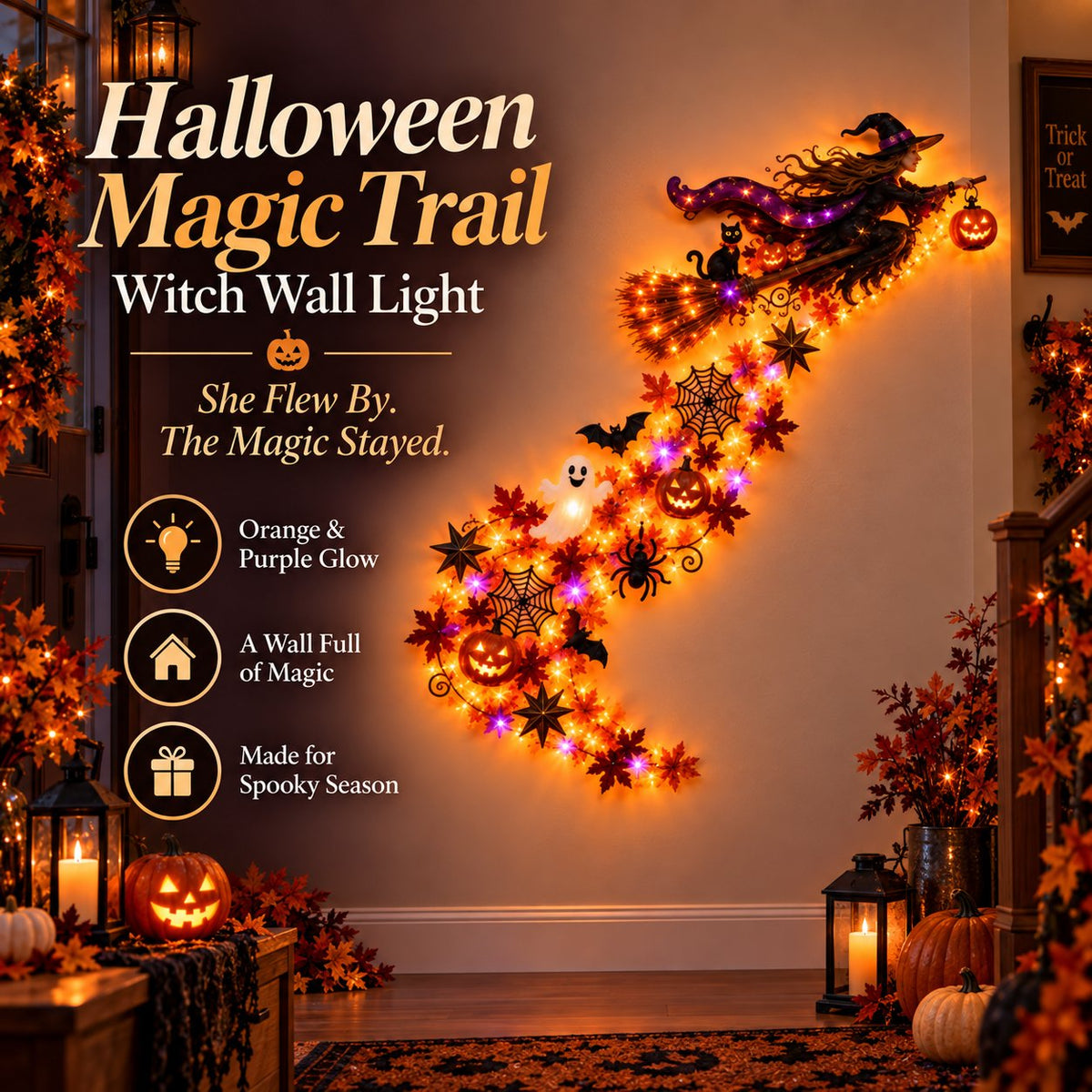 🎃 Halloween Magic Trail Wall Light Collection