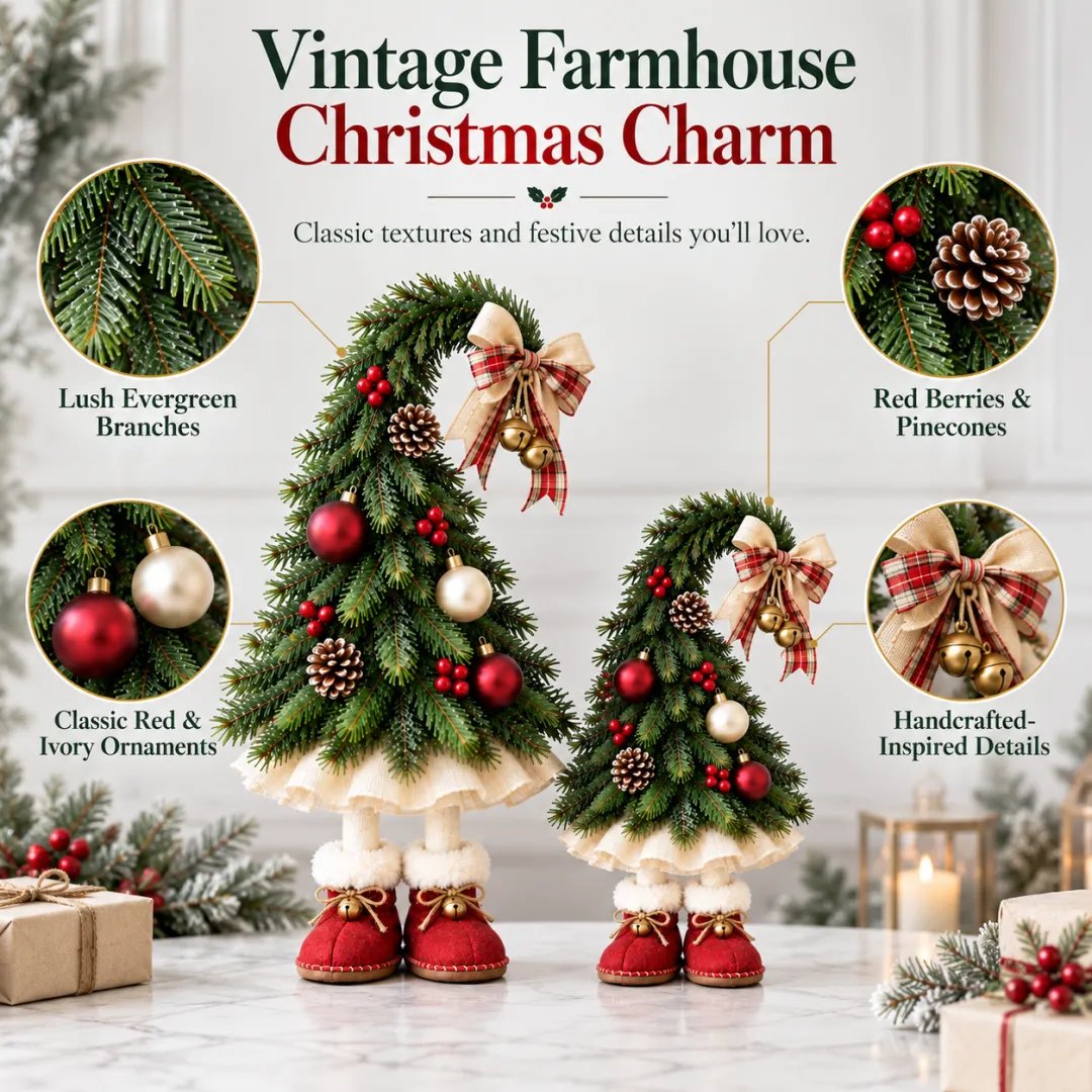 🎄Whimsical Christmas Elf Tree Decor