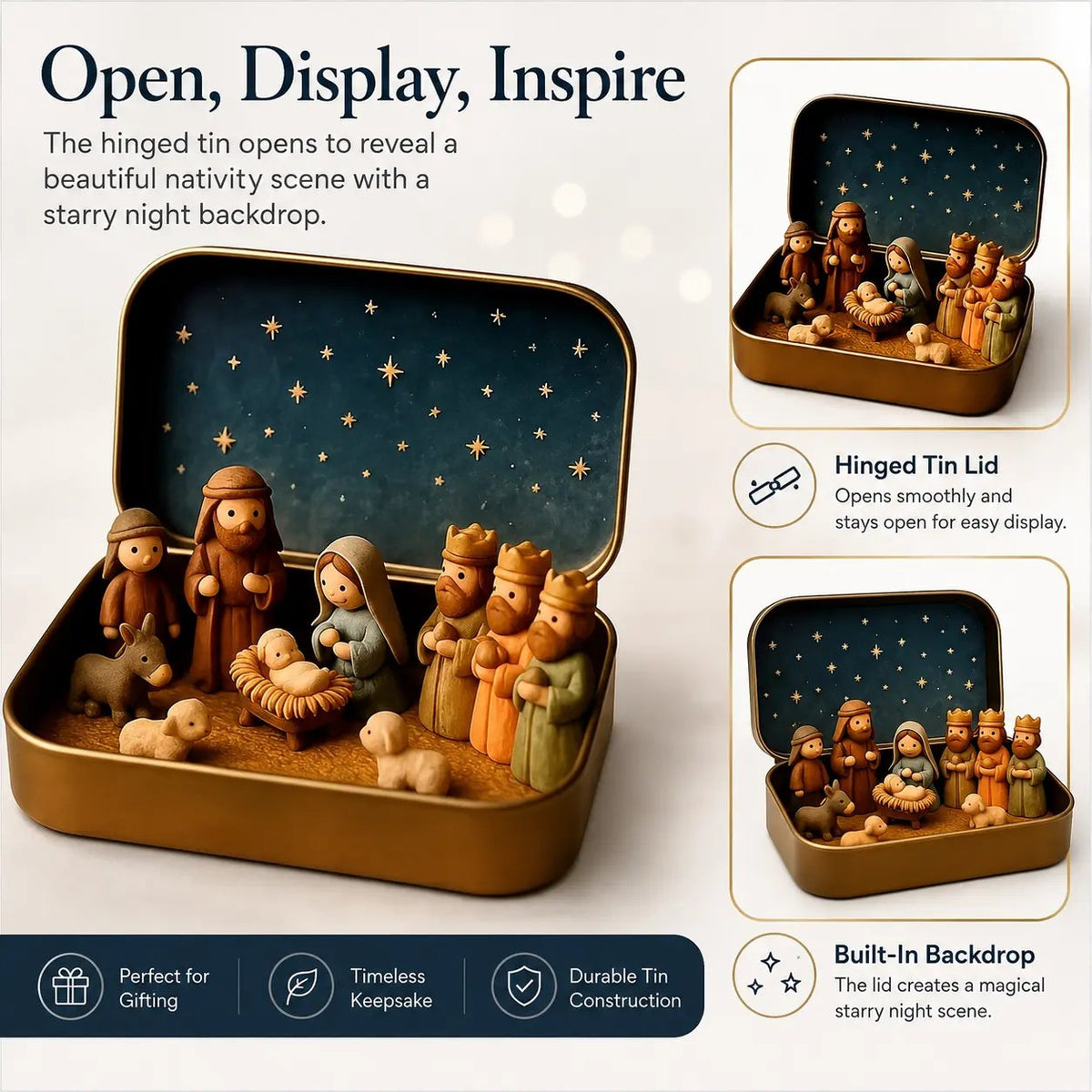 ✝️ Little Bethlehem™ – Pocket Nativity Scene Set ✝️