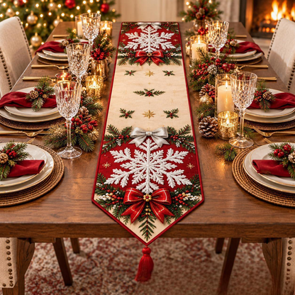 🔥HOT SALE🔥✨ DIY Christmas Diamond Painting Table Runner Kit