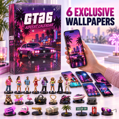 🏙️Mini Collectibles Countdown Calendar｜3D Printed Hand-Painted Mini Collectibles