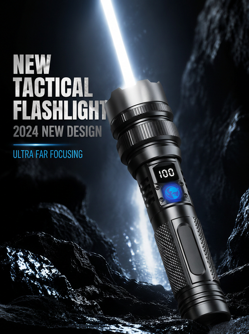 Last Day 49% OFF🔥High-Power Flashlight – Aluminum Alloy Heat-Dissipating Head