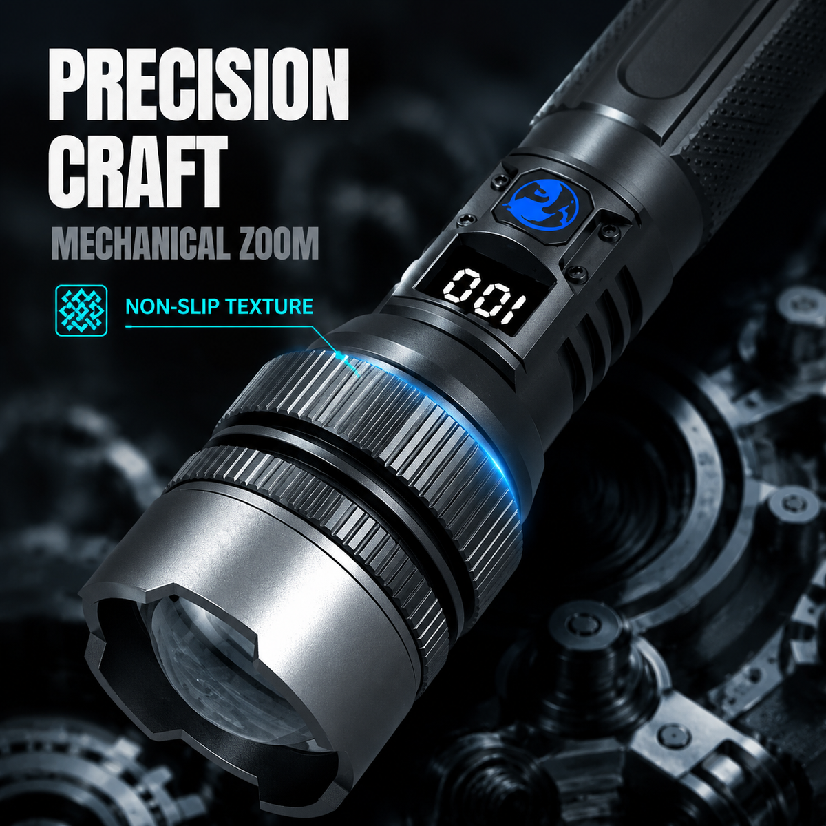 Last Day 49% OFF🔥High-Power Flashlight – Aluminum Alloy Heat-Dissipating Head