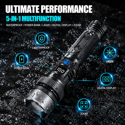 Last Day 49% OFF🔥High-Power Flashlight – Aluminum Alloy Heat-Dissipating Head