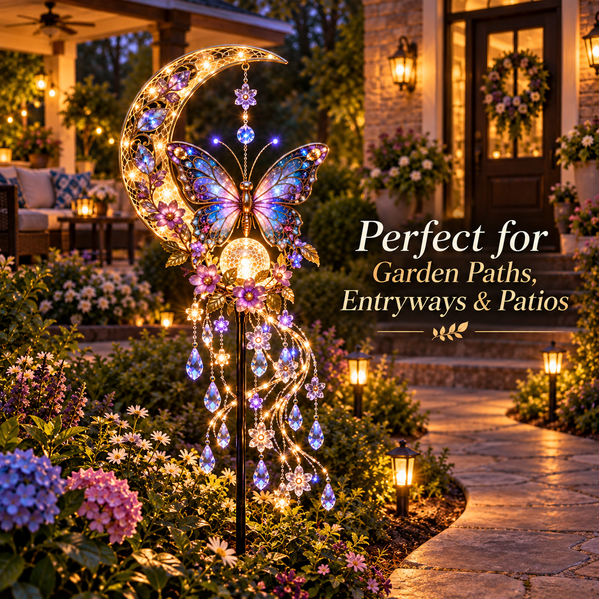 🦋Butterfly Moonlight Cascade™ A Little Moonlight Magic for Your Garden🌺🌺