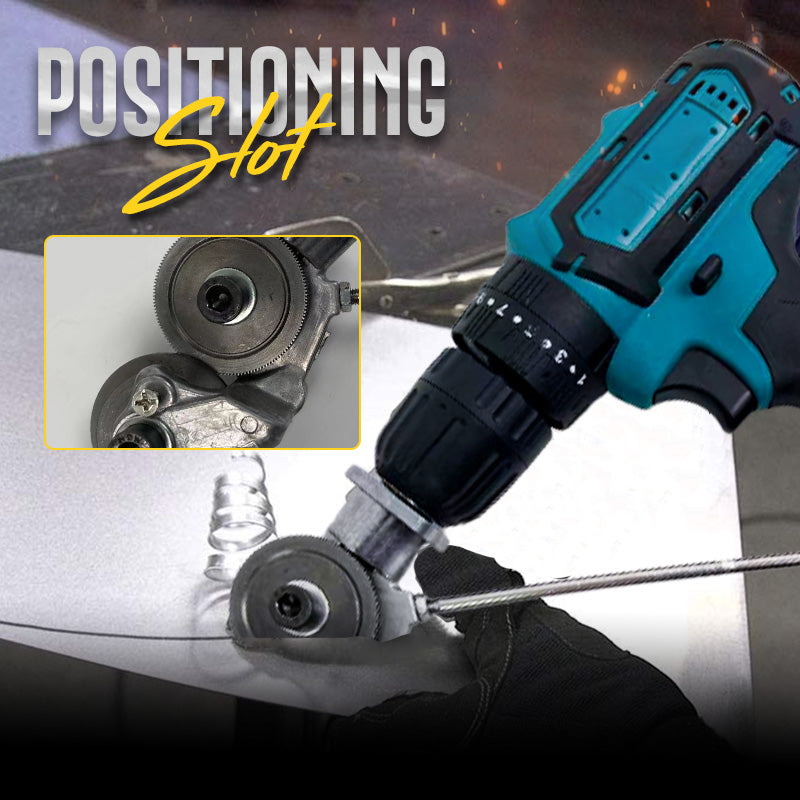 🔥 Metal Nibbler Drill Attachment – Powerful Sheet Metal Cutter for Electric Drills ✂️✨🎯