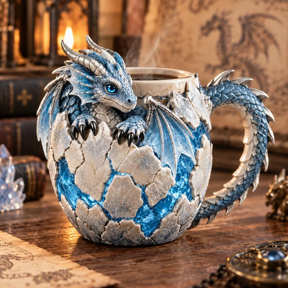 🐉✨ Dragonbound Realms™ 3D Dragon Mug Collection – 6 Fantasy Designs with Sculpted Dragon Details ☕