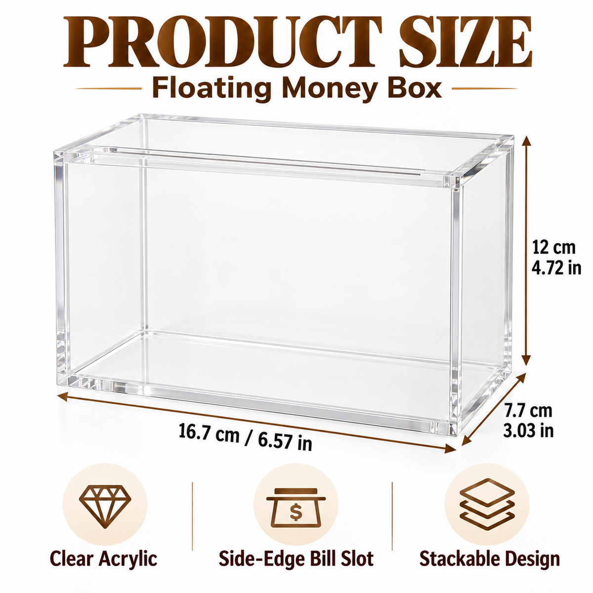 💵 Floating Money Box – Turn Every Bill Into a Satisfying Saving Moment ✨