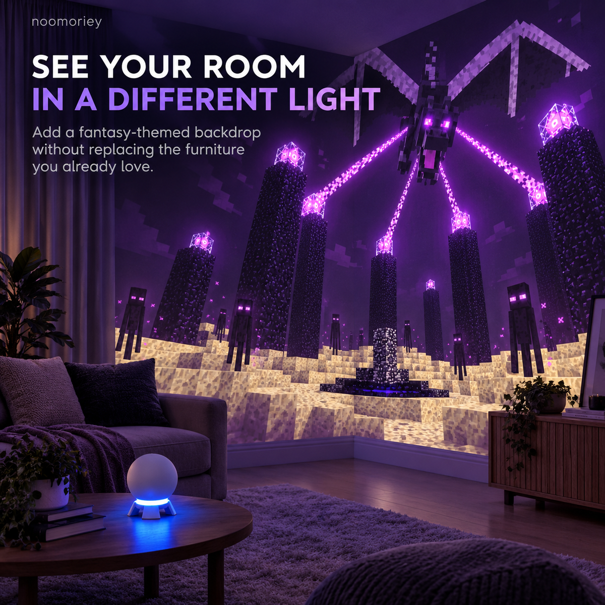 🔥Hot Sale🎮 Pixel Fantasy Scene Projector – Ambient Decor for Gaming Rooms