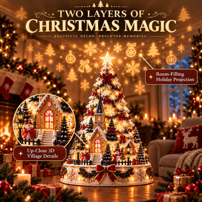🌟 49% OFF🎄MerryRealm Christmas Village Lightscape Tree