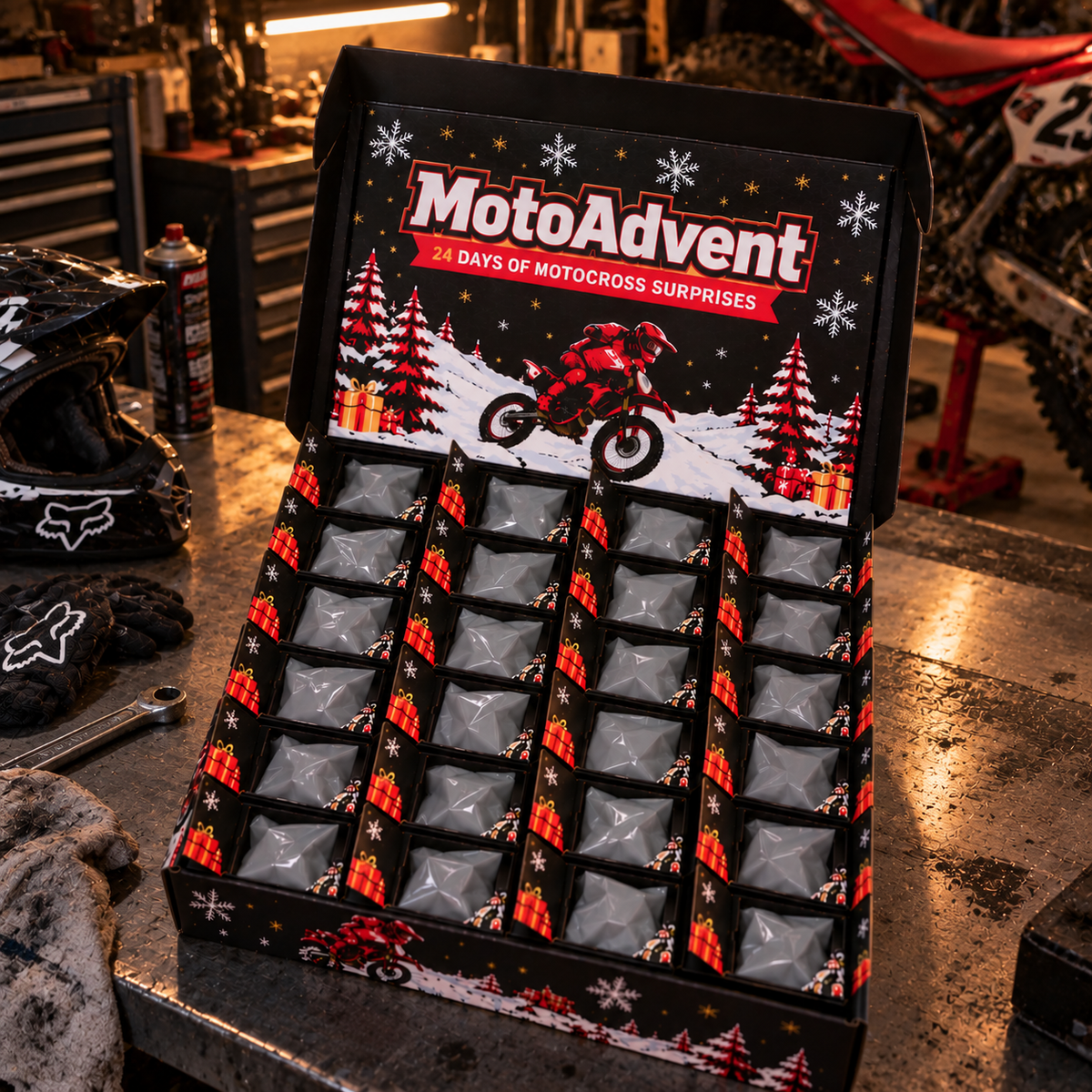 ⏰ 50% Off Sale 🏍️ MotoAdvent™ 24-Day Calendar