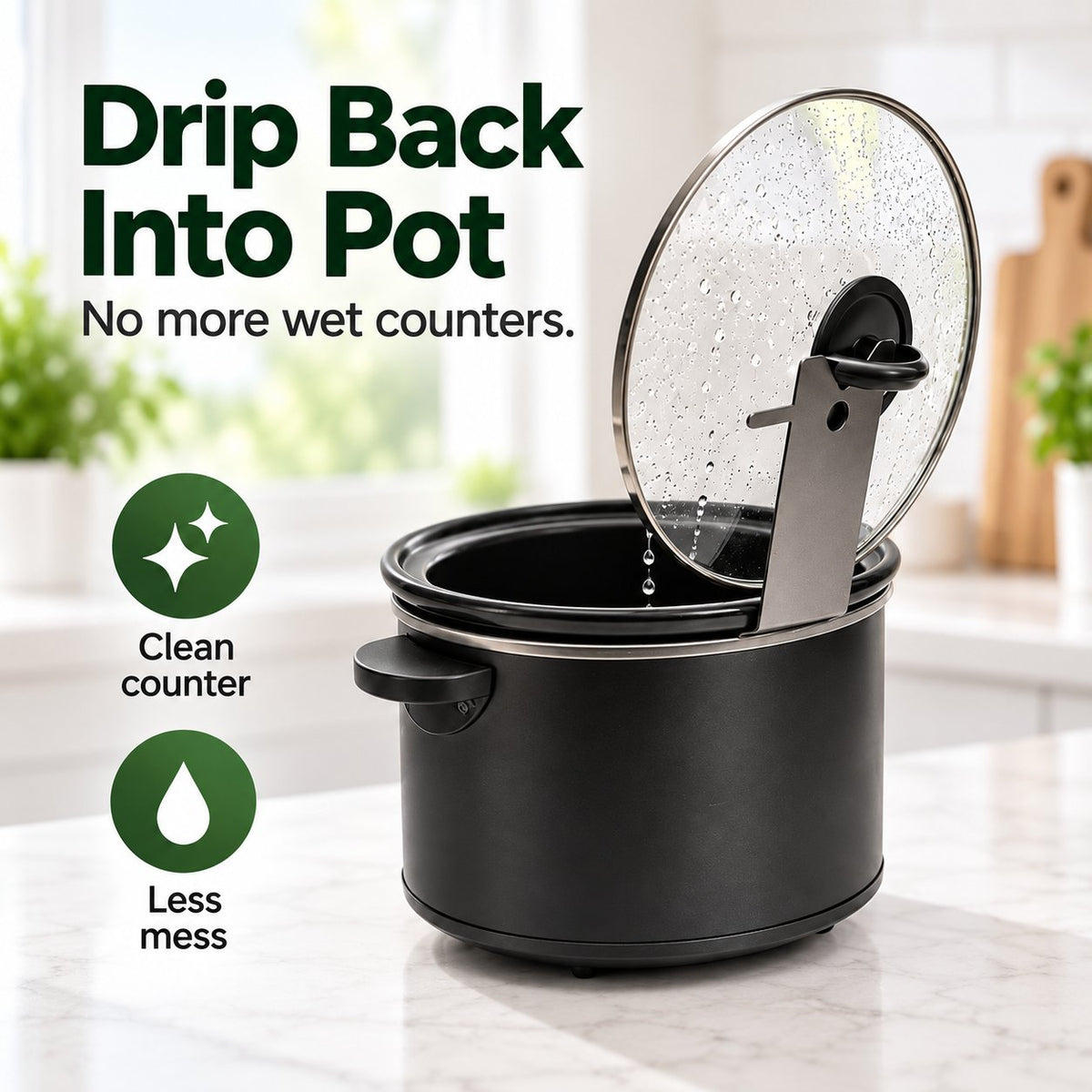 🔥HOT SALE 50% OFF - 🍳Multifunctional Anti-Slip Cooker Lid Stand - Space-Saving Kitchen Counter Organizer
