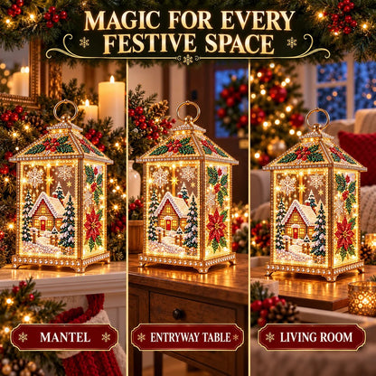 ✨🎁 Christmas Glow™ — DIY Light-Up Diamond Art Lantern