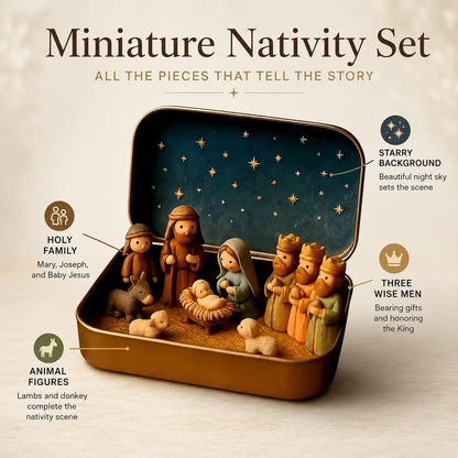 ✝️ Little Bethlehem™ – Pocket Nativity Scene Set ✝️