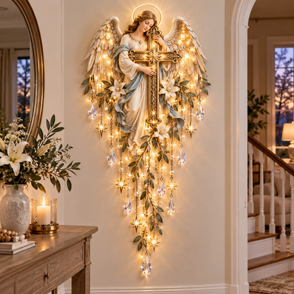 🔥 LIMITED-TIME 50% OFF✝️Jesus, Angel & Nativity Lighted Wall Light Décor