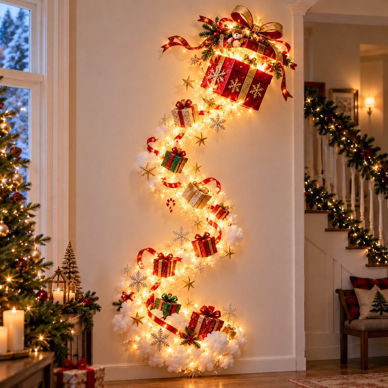 🎅Christmas Magic Trail Wall Light - A Little Christmas Magic, Right on Your Wall✨
