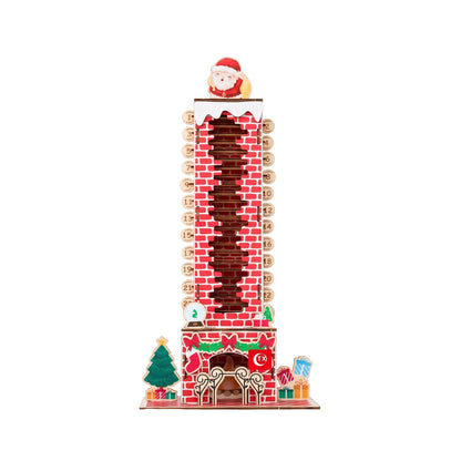 🎅 Build Your Own Christmas Countdown! DIY Mechanical Santa Chimney Calendar 🛠️✨