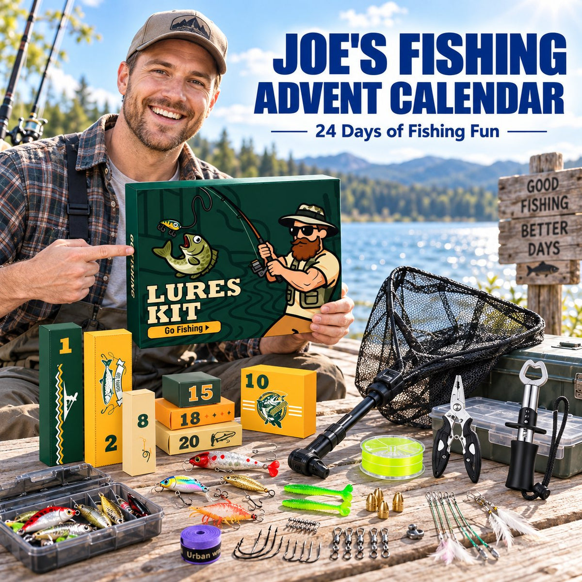 49% OFF🎣 Angler’s Christmas Advent Calendar – 24 Days of Fishing Surprises🎁