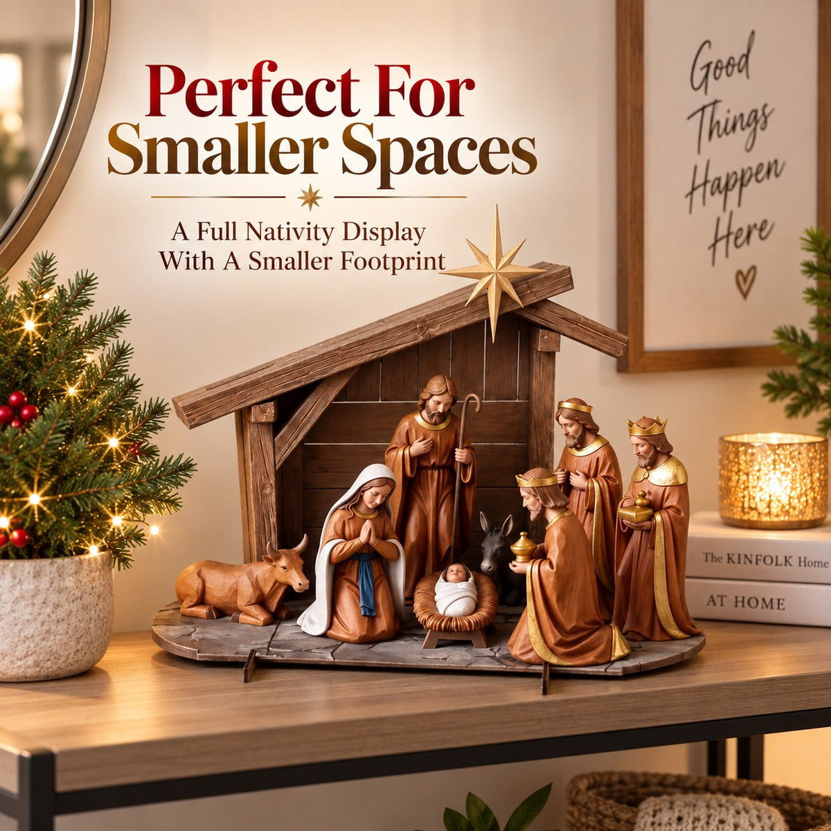 ✝️Christmas Nativity Scene Decor  | Bring The True Meaning Of Christmas Home