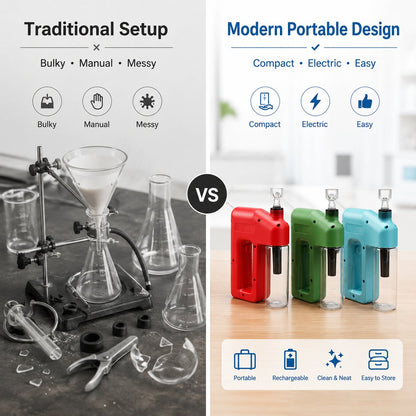 ⚡ LAST DAY 49% OFF – Portable Handheld Electric Filtration Device | Compact Glass Chamber Design with Electric-Assisted Operation & 6 Color Options ✨