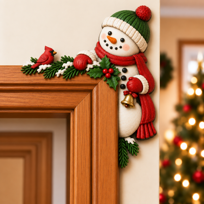 🎅 2026 Christmas Gift 50% Off--Christmas Peekaboo Door Frame Corner Decor