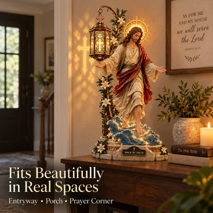 ⏰ LAST DAY 50% OFF ✝️ Jesus Walking on Water Reflection Light