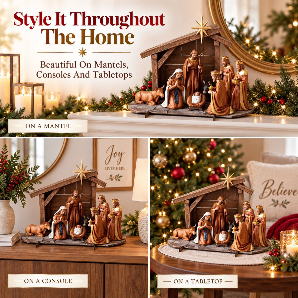 ✝️Christmas Nativity Scene Decor  | Bring The True Meaning Of Christmas Home