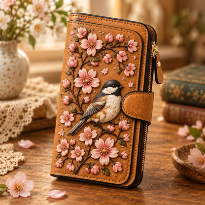 👛 Vintage Embossed Art Wallet – 10 Story-Inspired Designs