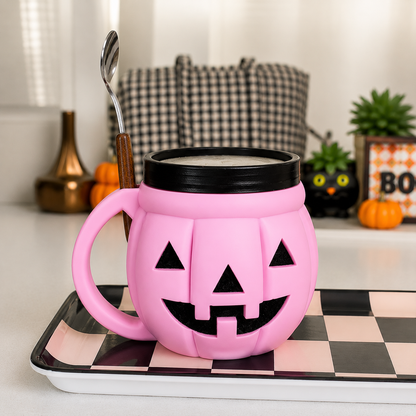🎃 Pumpkin Ice Cream Holder – Cute Halloween Dessert Cup | Limited Edition Seasonal Mug