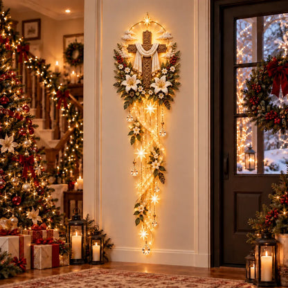 ✝️ Nativity Starfall Wall Light | Warm Golden Bethlehem Glow for Christmas Walls & Faith-Filled Homes ⭐