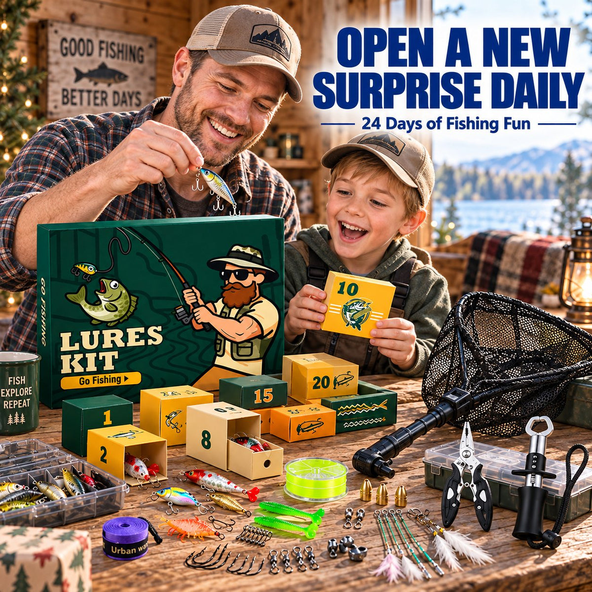 49% OFF🎣 Angler’s Christmas Advent Calendar – 24 Days of Fishing Surprises🎁