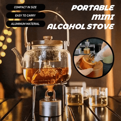 🔥High-Power Portable Mini Outdoor Spirit Burner & Alcohol Stove🍵