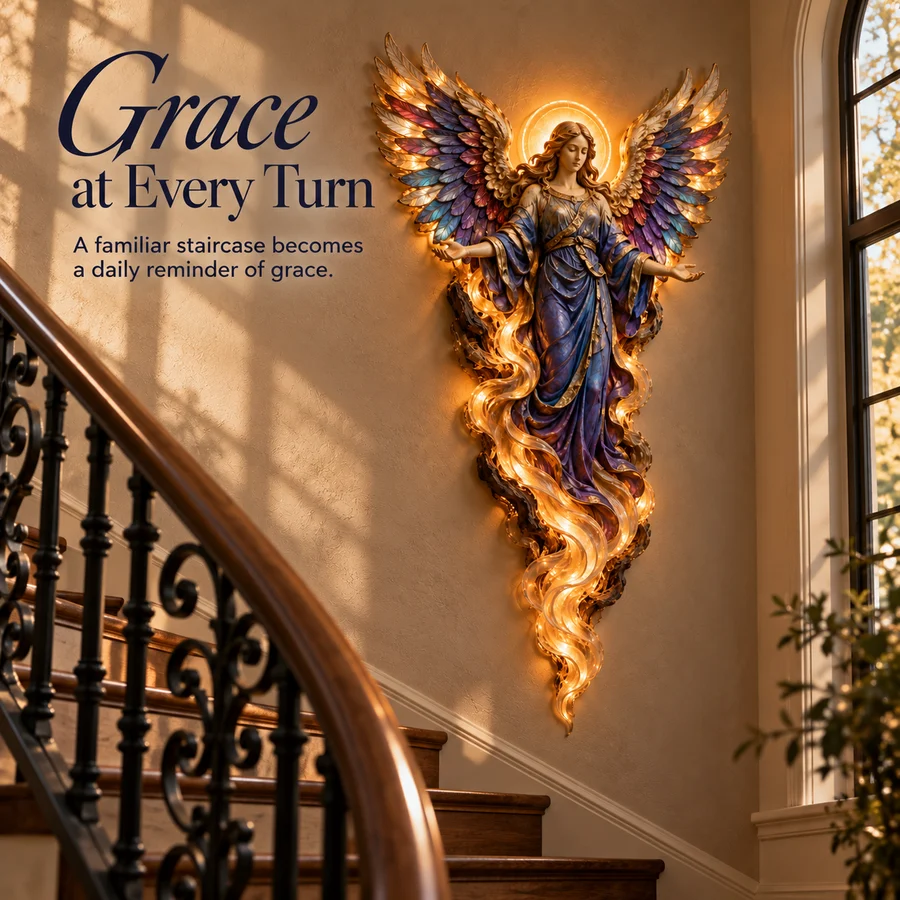 ✨Last Day 45% OFF✝️ Heavenly Radiance™ Lighted Angel Wall Sculpture