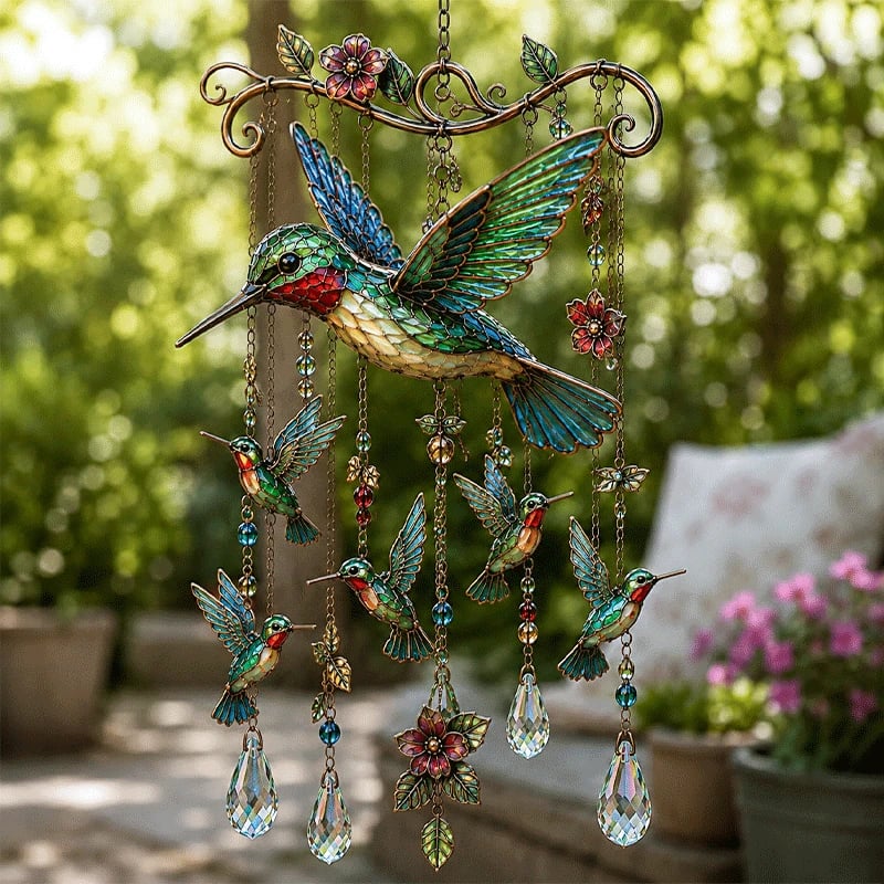 49% OFF - 🐦🎐Graceful Hummingbird Wind Chime