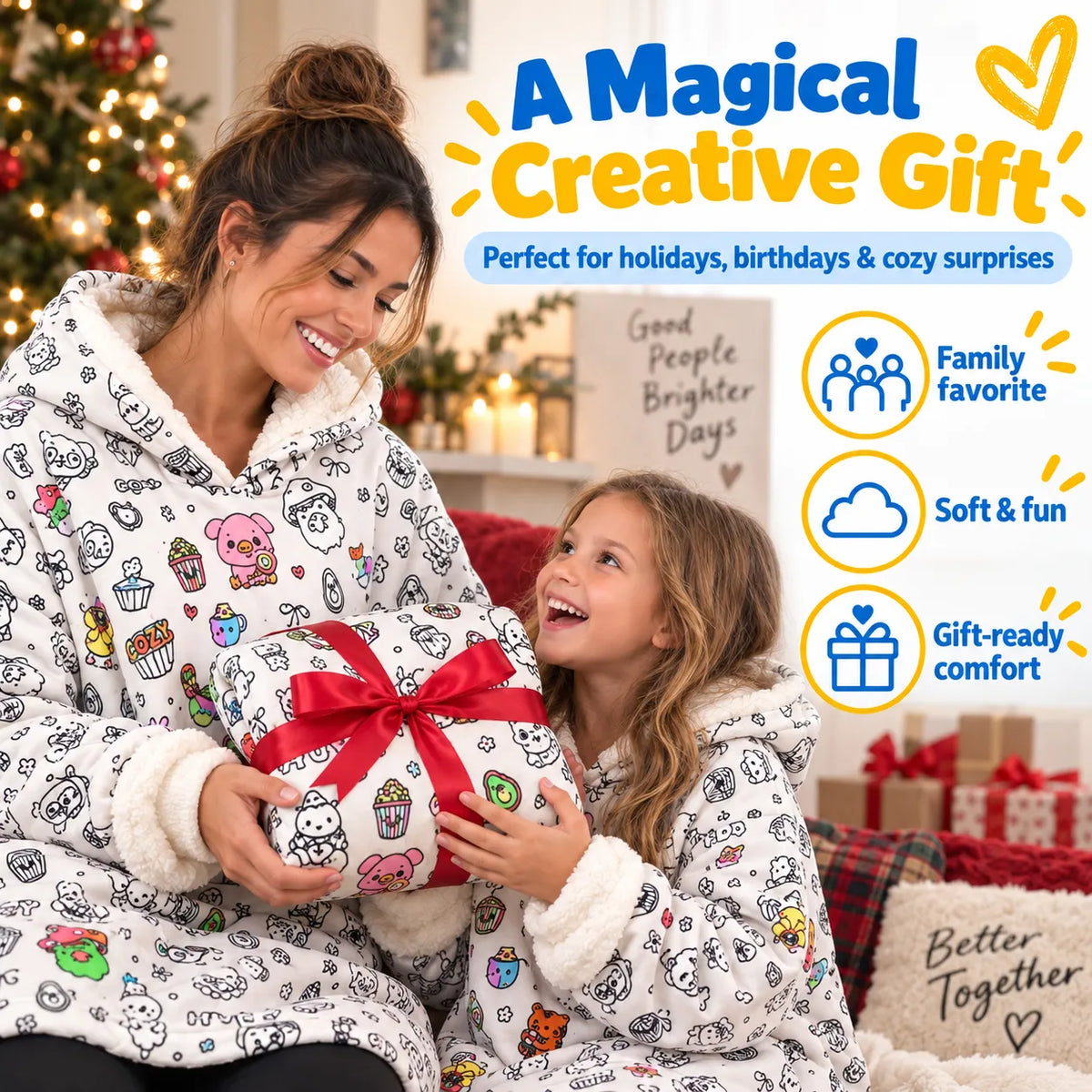 🎨🛌 Doodle Pajamas — Create Your Own Cozy Style & Make Every Night More Fun!