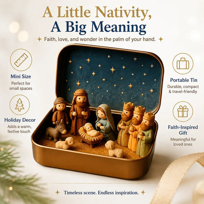 ✝️ Little Bethlehem™ – Pocket Nativity Scene Set ✝️