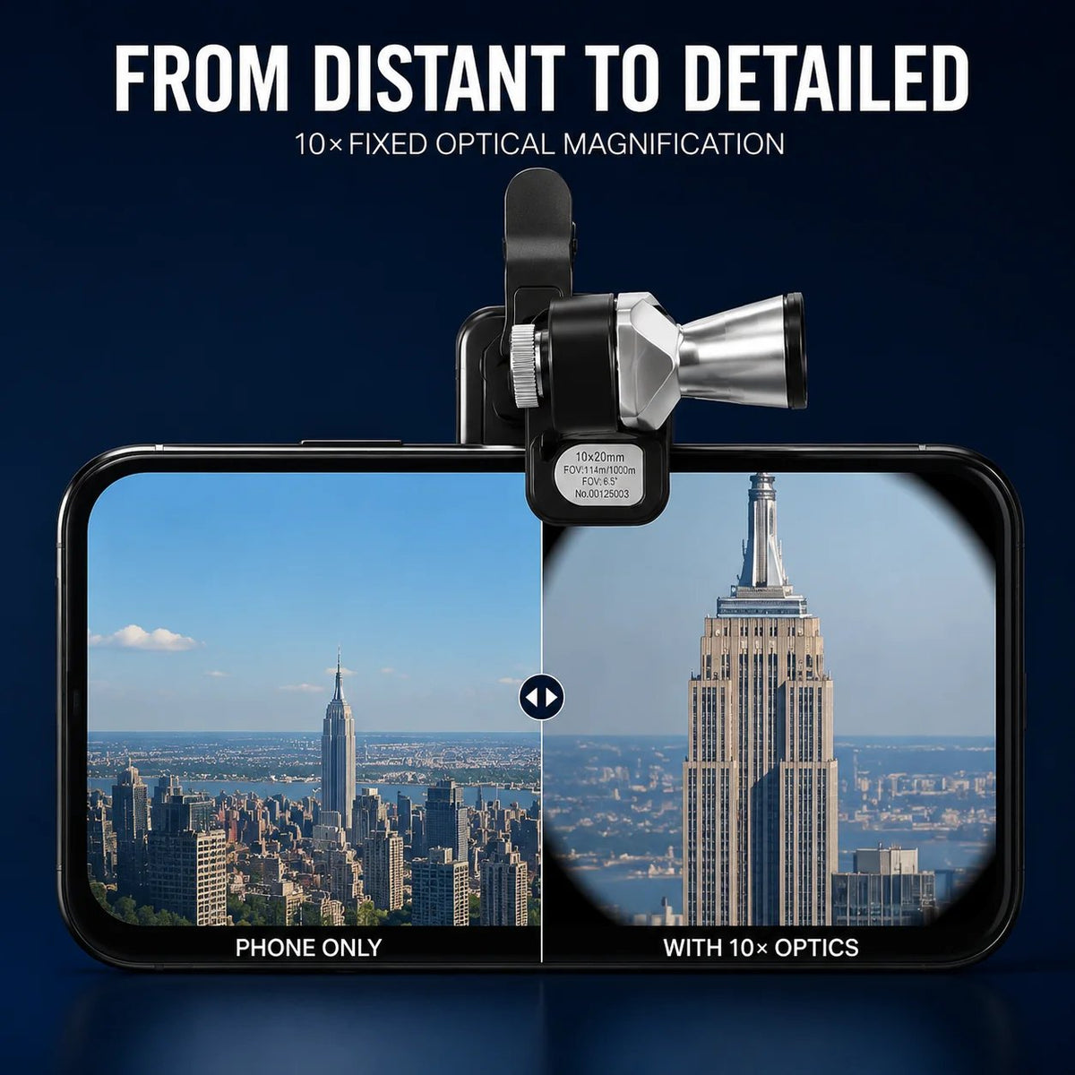 🔥 Last Day 49% OFF 🔭 Mini Monocular Phone Telescope – Pocket Long-Distance Viewer with Adjustable Smartphone Clip