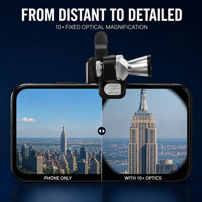 🔥 Last Day 49% OFF 🔭 Mini Monocular Phone Telescope – Pocket Long-Distance Viewer with Adjustable Smartphone Clip