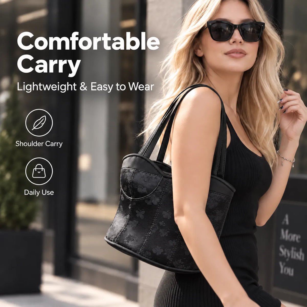 🖤👜 Corset-Style Handbag — Bold Lace-Up Design with a Chic Gothic Edge!