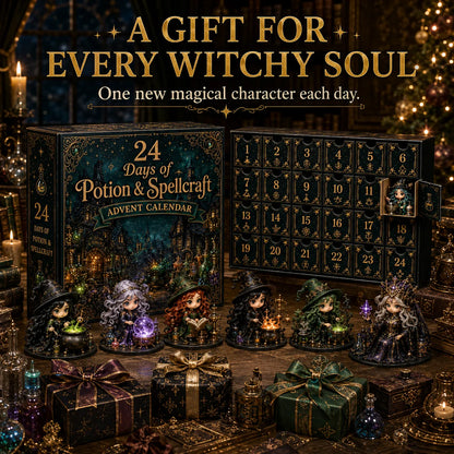 🧙‍♀️TODAY ONLY 49% OFF – Witch Advent Calendar | 24 Days of Magical Witchy Surprises | Limited Edition Collectible Mini Figures✨