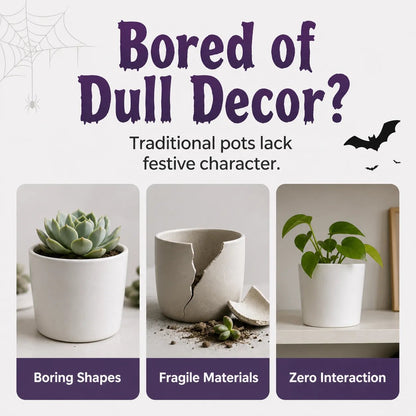 💯 49% OFF – 🎃 Halloween Hanging Leg Planter | Hand-Painted Resin Character Pot for Succulents, Shelves, Desks, Porches & Spooky Seasonal Displays 🪴