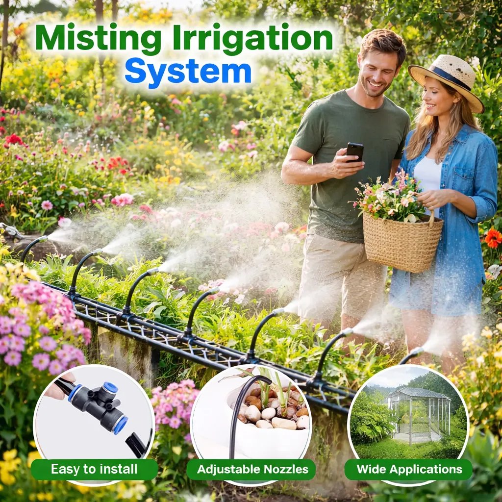 💧Flexible Garden Misting Kit for Everyday Watering
