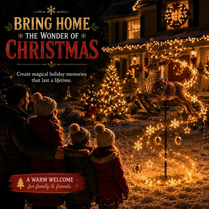 💥50% OFF🎄 Christmas Magic Garden – Solar Powered Flowing Light Collection