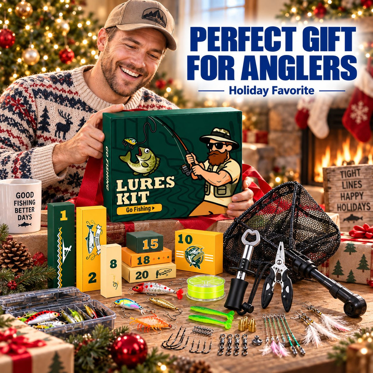 49% OFF🎣 Angler’s Christmas Advent Calendar – 24 Days of Fishing Surprises🎁