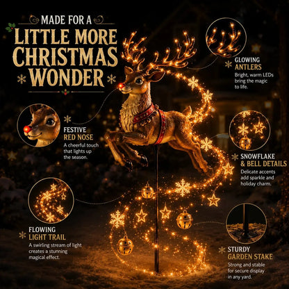 💥50% OFF🎄 Christmas Magic Garden – Solar Powered Flowing Light Collection