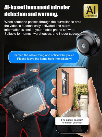 ⚡Hot Sales 49% OFF🔥[Hidden camera HD night vision]No WIFI or electricity required💯 Home Security & Real-Time Monitoring System