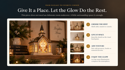 ✝️ Hands of Heaven Wooden Church Lamp | Jesus Wall Projection