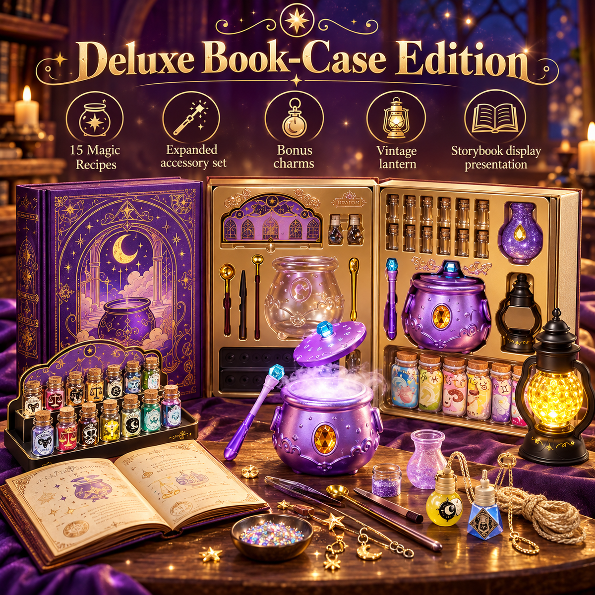 🔮✨ Starlit Wish Potion Lab – DIY Zodiac Magic Potion Making Kit